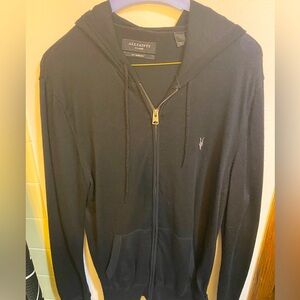 All Saints Hoodie, black Sz xl
